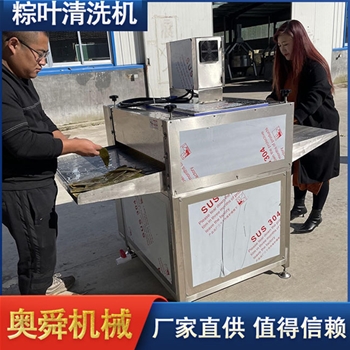 商用粽葉清洗機 循環水噴淋粽葉葦葉自動清洗機器 廠家現貨